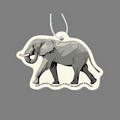 Paper Air Freshener Tag W/ Tab - Elephant